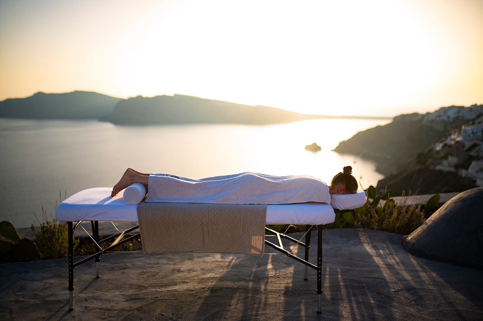 Indulge in our exclusive Signature Treatments in Santorini, tailored to rejuvenate mind and body with unique therapies.